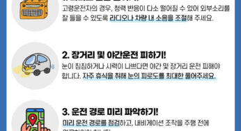 [건강] 고령운전자 안전운전 수칙 : 고령 운전자와 함께하는 안전한 도로 만들기