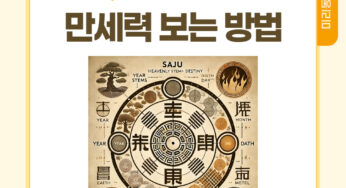 [정보] 만세력 보는 방법: 내 사주 확인하기